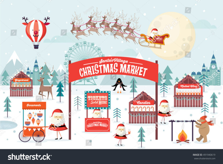 stock-vector-christmas-market-template-vector-illustration-491940619
